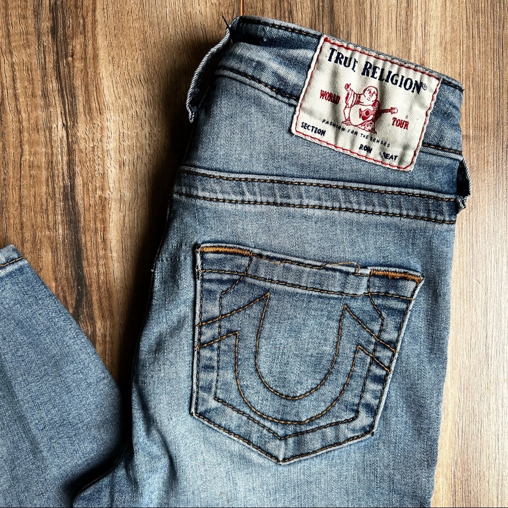 💯 True Religion Jennie CURVY High-Rise Skinny size 24
